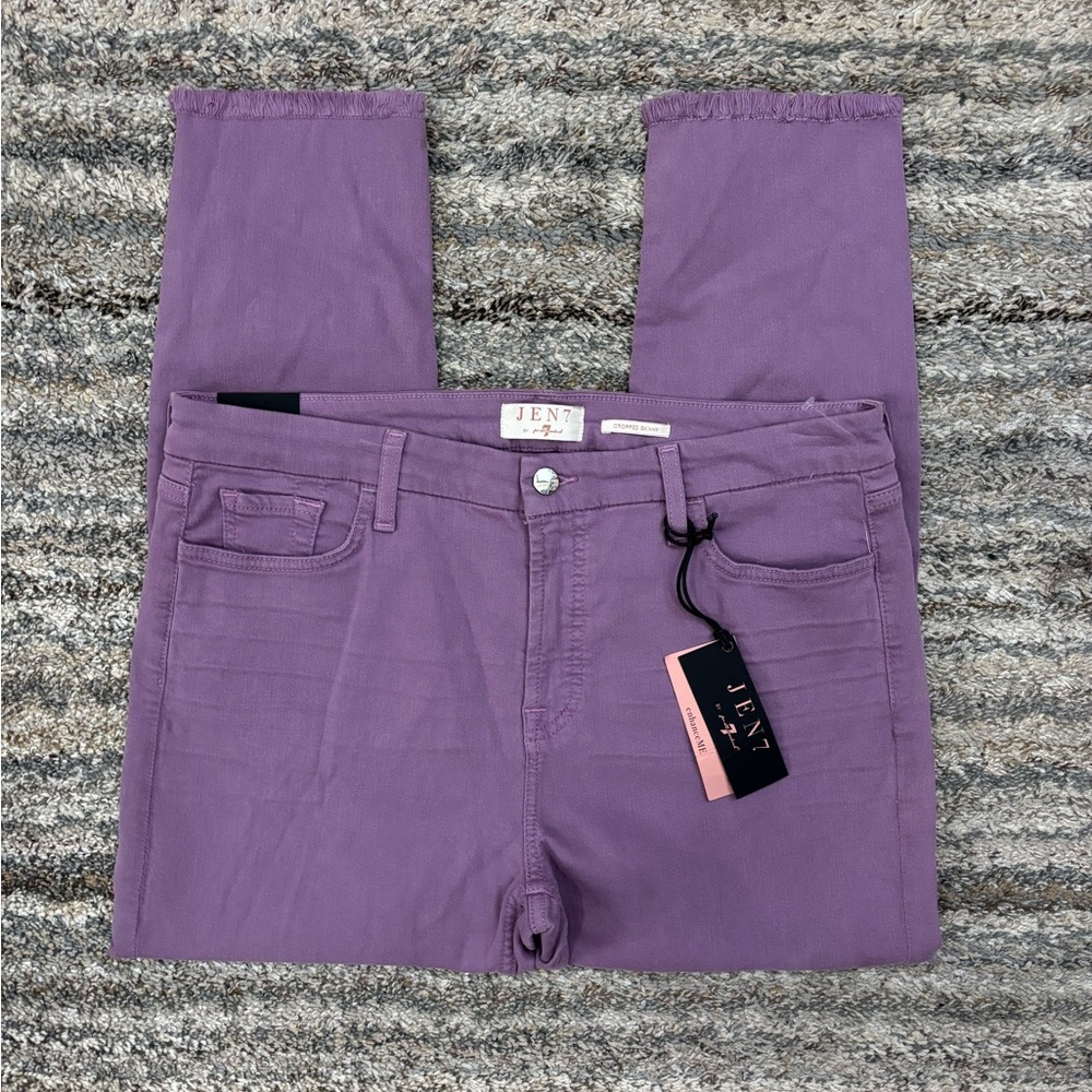 Jen7/ 7 For All Mankind Cropped Skinny Jeans Sz 14 NWT | 7 For All Mankind Jean- - Picture 4 of 14